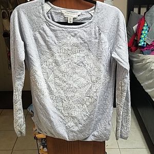 Max Studio Grey 100% Merino Wool Sweater